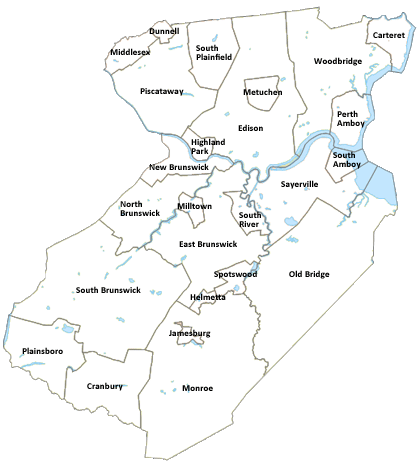 middlesex township nj zip code